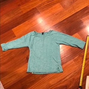 J.Crew woman’s top robin’s egg/Tiffany blue XXS